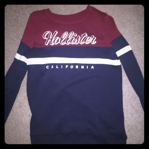 Hollister crew neck sweatshirt